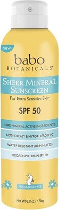 Sunscreen Sheer Spray Spf 50 - 1 Each-6 Oz