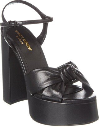 Bianca 85 Leather Platform Sandal-AB