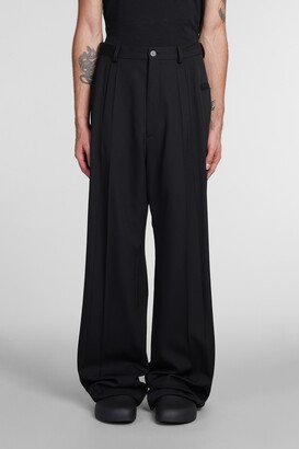 Pants In Black Wool-AA