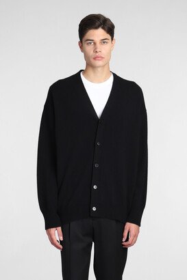 Cardigan In Black Wool