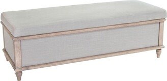 Abilene Storage Ottoman - Beige