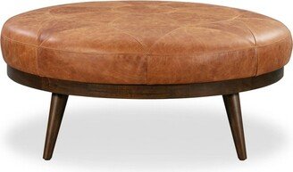 Brentwood Ottoman Cognac Tan - Poly & Bark