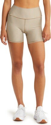 Airlift Gingham Bike Shorts