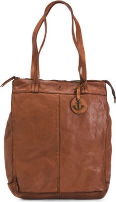 TJMAXX Leather Convertible Backpack Tote