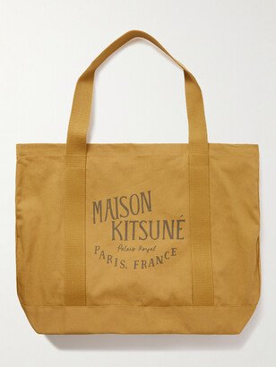 Palais Royal Logo-Print Cotton-Canvas Tote Bag