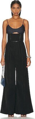 ET OCHS Weston Cutout Jumpsuit in Black