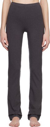 Gray Outdoor Basics Split Hem Leggings