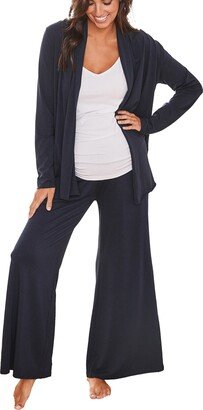 Street to Home Maternity/Nursing Cardigan, Camisole & Pants Set