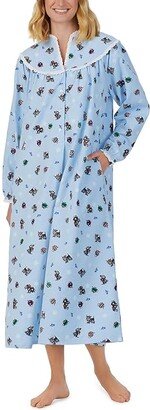 Lanz of Salzburg Classic 50 Open Neck Gown (Scottie Dog) Women's Pajama