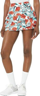 Tail Activewear Hawaii 13.5 Tennis Skort (Exotic Hibiscus) Women's Skort