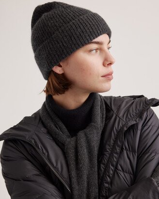 Signature Grade A Cashmere Ribbed Beanie