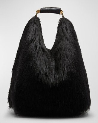 Bianca Large Faux Fur Hobo Bag