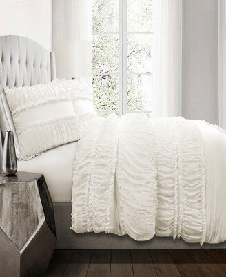 Nova Ruffle 3Pc King Comforter Set