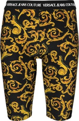 Sketch Couture-print cycling shorts