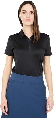 Tournament Primegreen Polo Shirt (Black) Women's Clothing