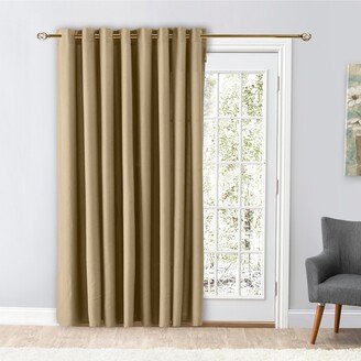 Glasgow Grommet Curtain Patio Panel w/Wand 112W x 84L