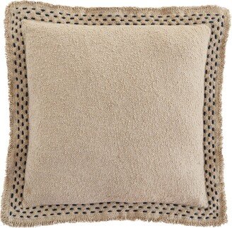 Anaya Home Hand Quilted Border Down Pillow