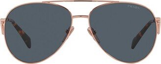 Prada Eyewear Aviator Frame Sunglasses