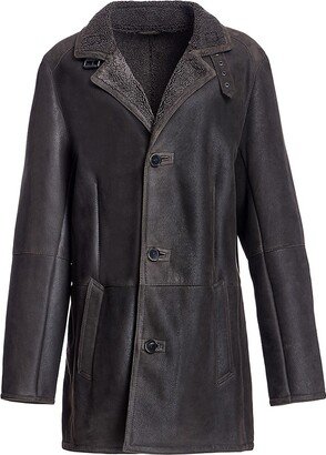 Leather Car Coat