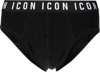 Icon elasticated-waist briefs