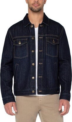 Denim Trucker Jacket (Vintage Indigo) Men's Jacket