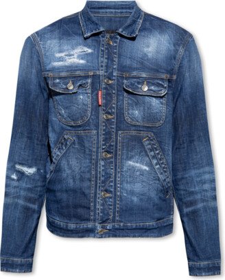 Navy Blue Denim Jacket