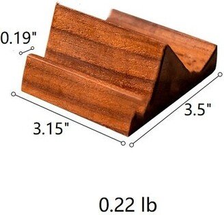 RusticReach Solid Wood Cellphone Stand Desktop Stand