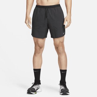 Men's Stride Dri-FIT 7 Brief-Lined Running Shorts in Black