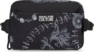 Printed Wash Bag - Black