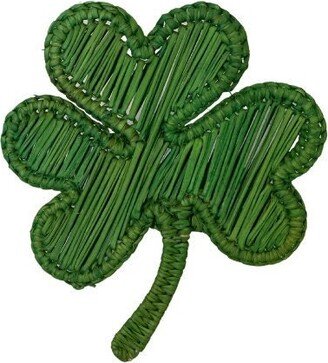 Shamrock Napkin Ring Iraca/straw/st Patricks