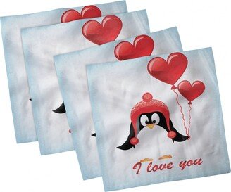 Valentines Set of 4 Napkins, 12