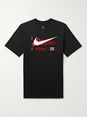Nike Running + Eliud Kipchoge Logo-Print Dri-FIT Running T-Shirt-AA