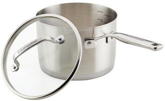 3-Ply Base Stainless Steel Induction Saucepan With Lid