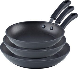 Professional Hard Anodized Nonstick Saute Fry Omelet Pan 3 Piece Set, 8