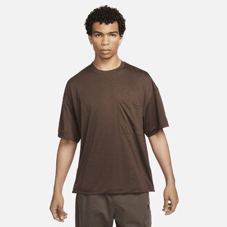 Men's Sportswear Tech Pack Dri-FIT Short-Sleeve Top in Brown