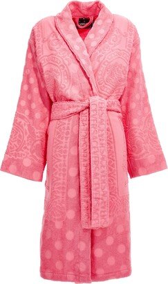 Bathrobe 'seashell Baroque Polka Dot' Caspule La Vacanza