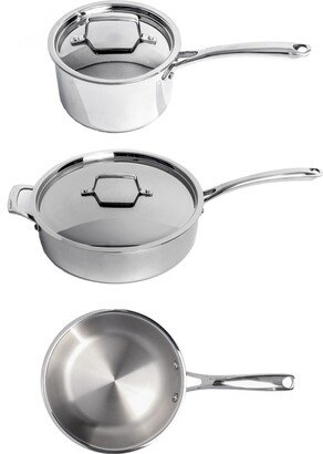 Professional Tri-Ply 18/10 Stainless Steel 5 Piece Starter Cookware Set