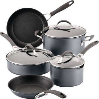 A1 Series with ScratchDefense Technology 8pc Nonstick Induction Cookware Pots and Pans Set - Graphite