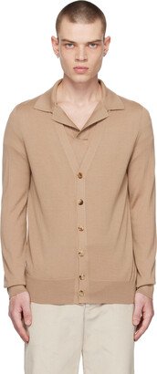 Tan Duke Cardigan