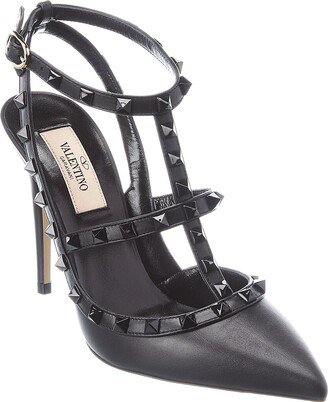 Rockstud Caged 100 Leather Pump