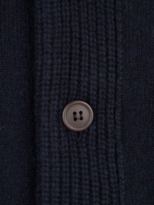 Logo Patch Button-Up Cardigan