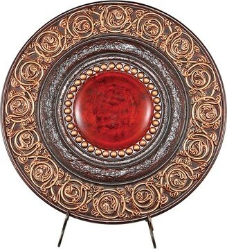 ORE International Brown/ Red 21-inch High Plaque