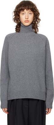 Róhe Gray Raglan Turtleneck