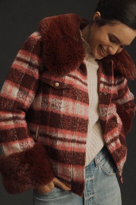 Faux Fur-Trimmed Jacket