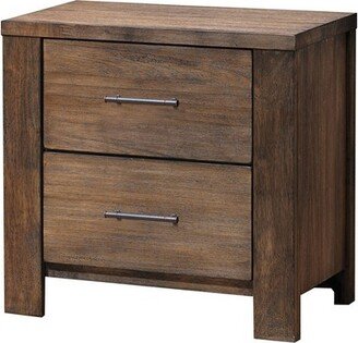 Keaton 2 Drawer Nightstand Oak - HOMES: Inside + Out