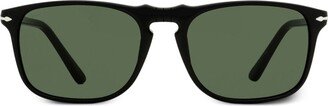 Rectangle-Frame Tinted-Lenses Sunglasses