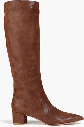 Walsh brushed-leather knee boots