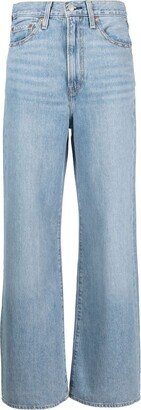 High-Waisted Wide-Leg Jeans-BT