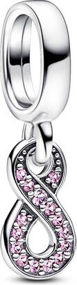 Crystals Sparkling Infinity Dangle Charm