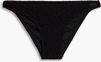 Separates Texture jacquard low-rise bikini briefs